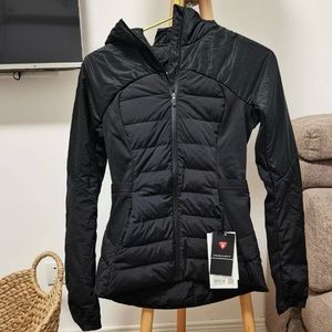 NWT Lululemon ‘Down For It All ‘ Prima soft black jacket Size 2